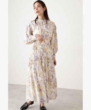 N.(N. Natural Beauty Basic) 消しプリーツハイネックワンピース