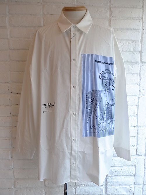 yoshiokubo SHARAKU PATCH SHIRTS
