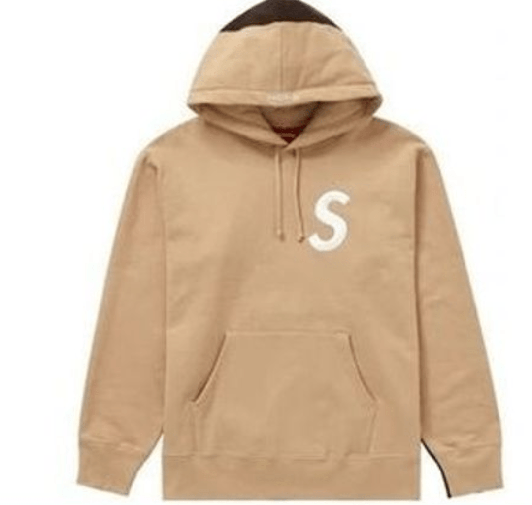 Supreme S Logo Split Hooded Sweatshirt