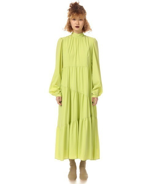 SLY ASYMMETRY GATHER DRESS