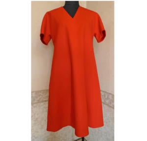 YOKO CHAN V-Neck Mini Dress