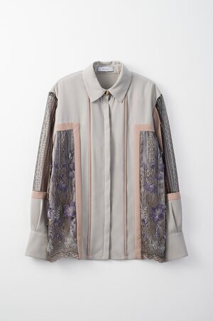 MURRAL Framed flower shirts
