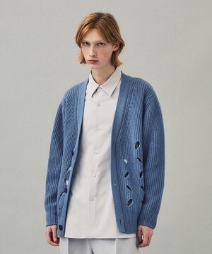 CITY リーフホールカーディガン/LEAF HOLE CARDIGAN