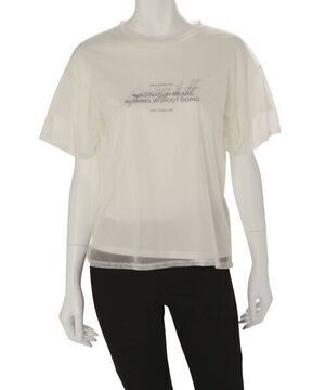 MERCURYDUO シアーレイヤードグラフィックTシャツ