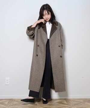 shopnikoniko ダブルフェイスコート