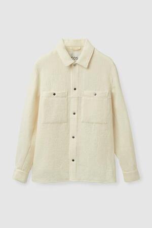 COS オーバーサイズウールシャツ RELAXED-FIT WOOL OVERSHIRT