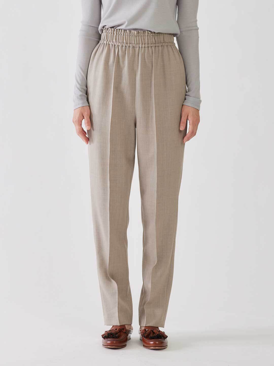 POSTELEGANT Wool Easy Trousers