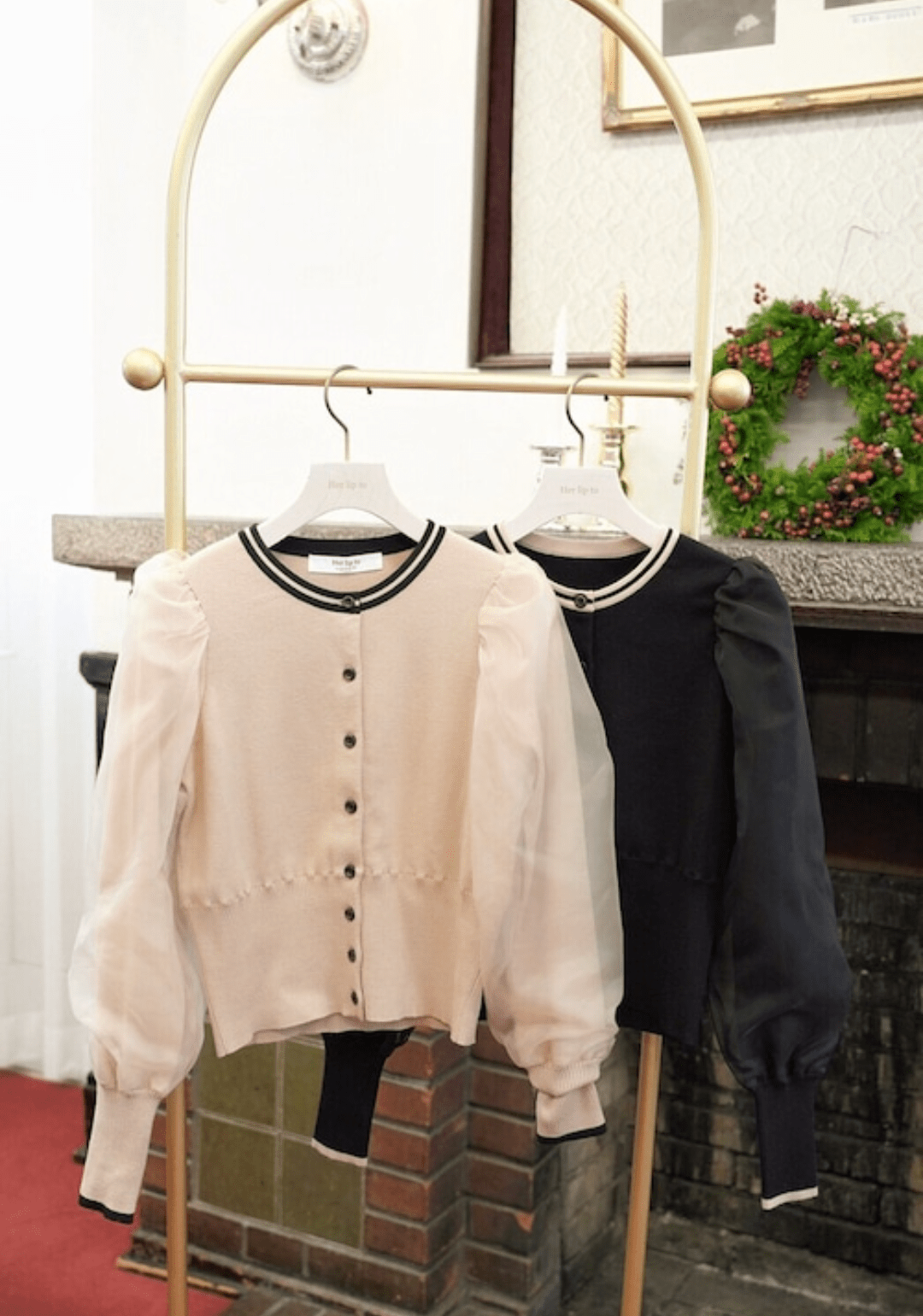 Her lip to Organdy Fairy Knit Top