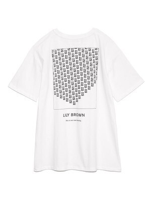 Lily Brown LILYBROWNモノグラムTシャツ