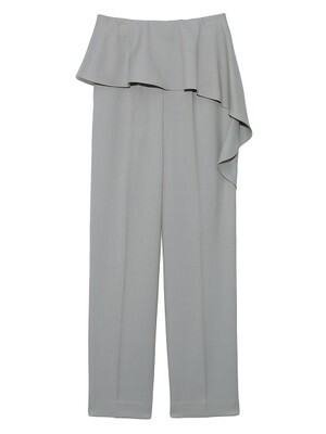 FRAY I.D ハイウエストラッフルツイルパンツ