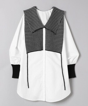 JEANASiS 7GBIGカラーニットドッキングシャツ
