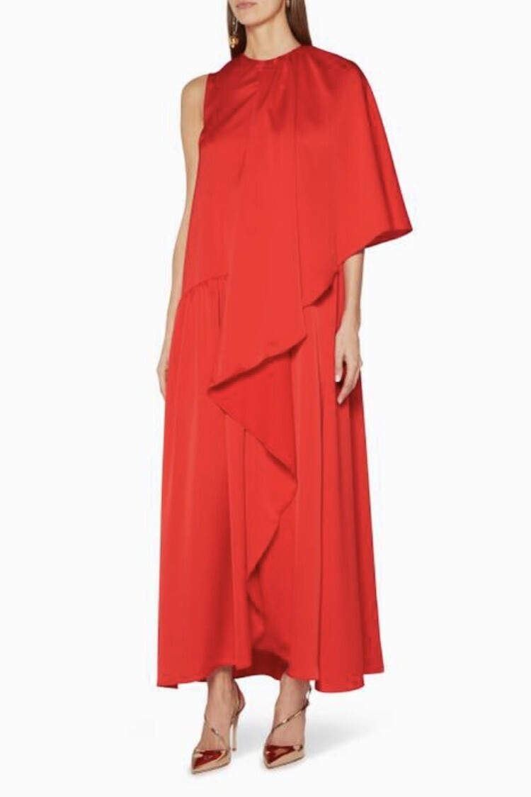 Paper London Red Dusk Maxi Dress