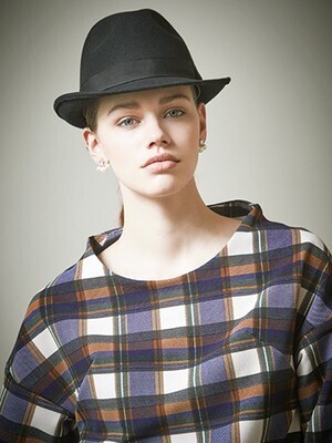 ROCHEL Madras check pull