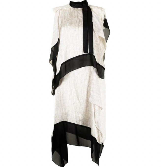 sacai ドレープドレス