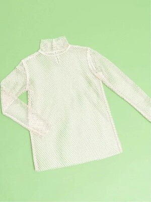 MAISON SPECIAL メタリックメッシュタートルトップ