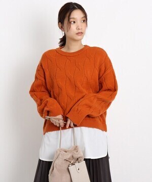 grove もちもちケーブルドッキングプルオーバー