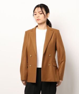 ANAYI ツイルジャージダブルボタンジャケット