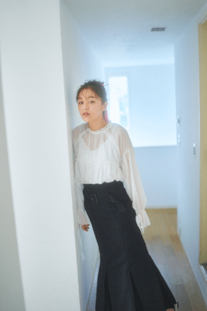 mite SAORI TANABE コラボ Blouse One-piece