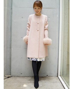 LAISSE PASSE レデイノーカラーコート