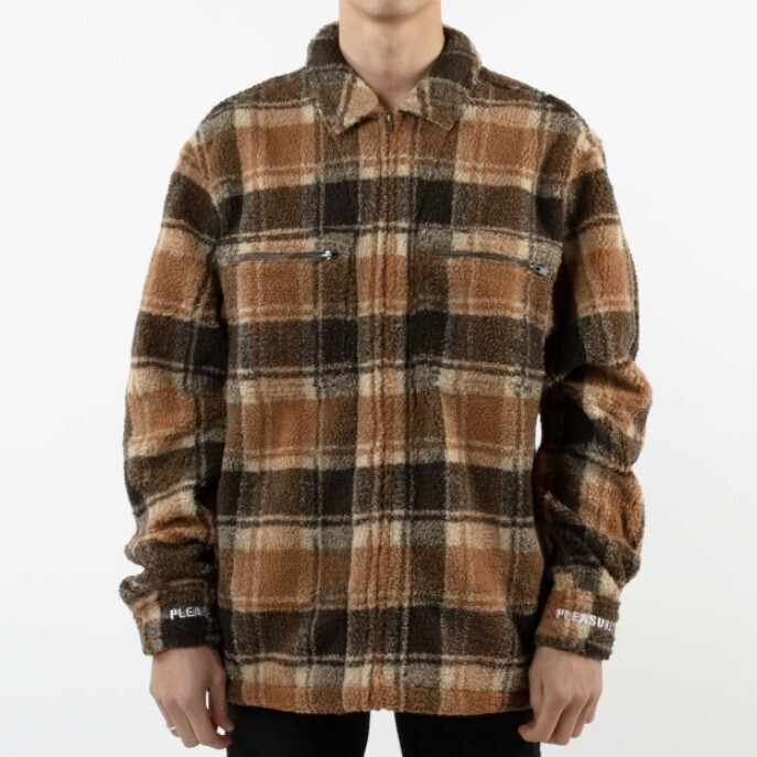 Pleasures Sherbert Zip Overshirt