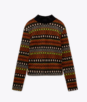 ZARA ジャガードＴシャツ