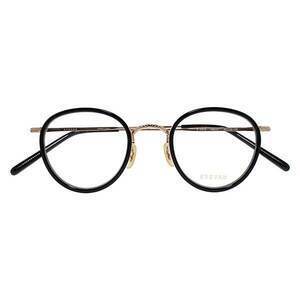 EYEVAN CAPSULE COLLECTION E-0509 PBK/G(PIANO BLACK/GOLD) メガネ