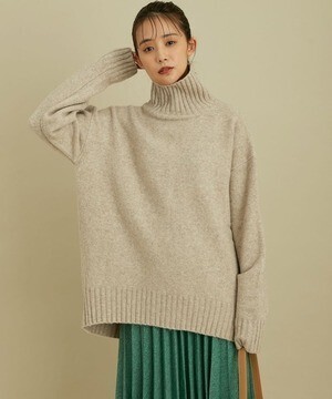 ViS バックスリットニット