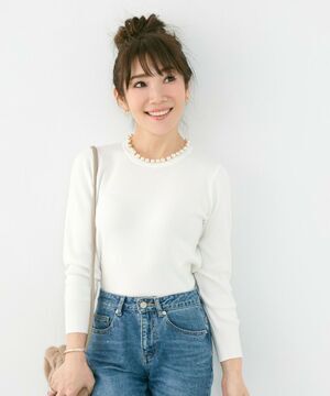 Liala×PG プルオーバーパールネック