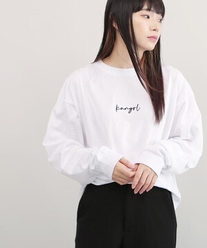 KANGOL カンゴール 別注 コラボ オーバーサイズ ビッグシルエット 刺繍 ロゴ ロンT