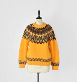 COOHEM モヘアウールノルディックニットプルオーバー