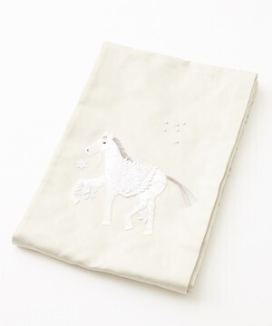 ふりふ 京袋帯「white horse」