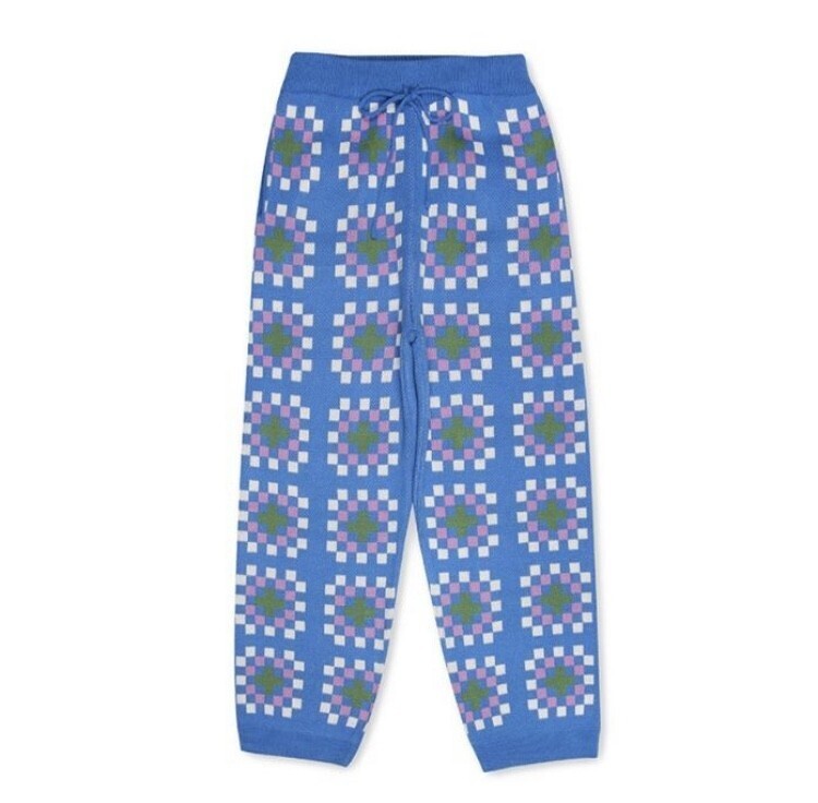 YOUTHBATH ワイドフィットバンドニットパンツ