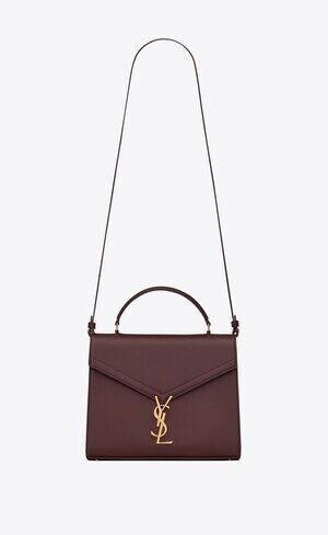 SAINT LAURENT カサンドラ トップハンドル（グレイン・ド・プードルエンボスレザー）