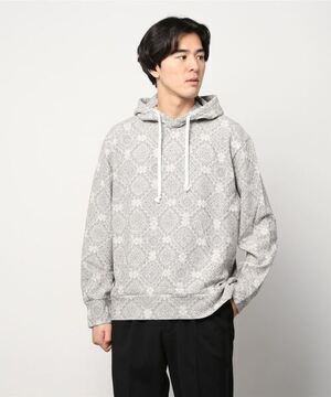 Seagreen RUG JACQUARD hoodie