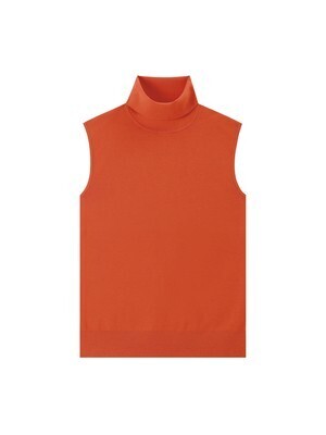 Aveniretoile タートルネックノースリーブニット