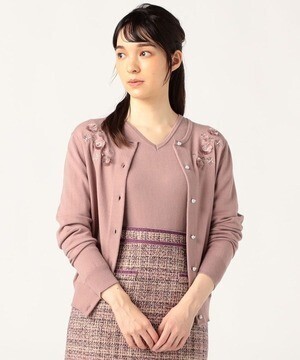 LAISSE PASSE フリンジ刺繍ツイン