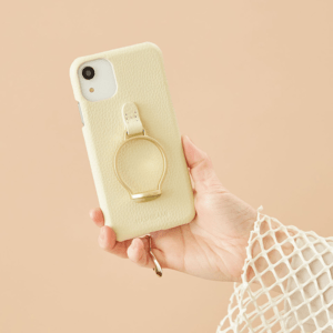 HASHIBAMI 天然石リングiPhoneケース ※iPhone11/XR対応