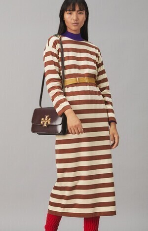 Tory Burch ジャージー ストライプ ドレス