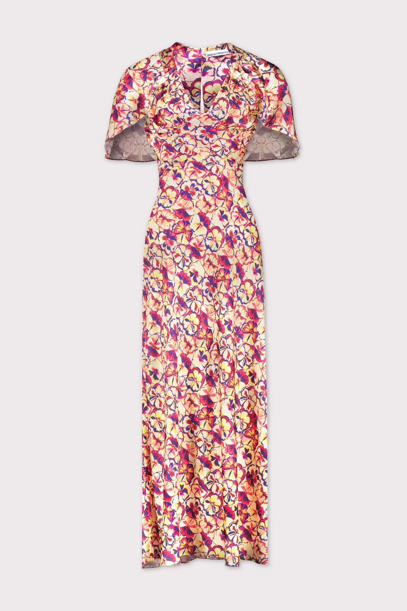 Paco Rabanne Long Floral Dress
