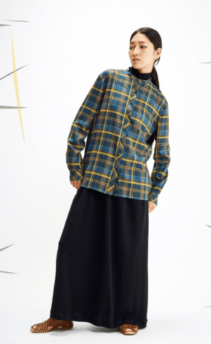 kleiden CHECKED PRINT STANDARD SHIRTS