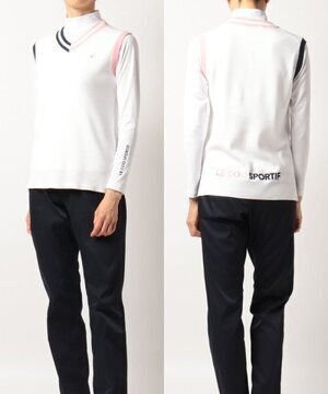 le coq sportif GOLF ドロップショルダーニットベスト