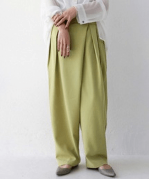 antiqua カシュクールパンツ パンツ レディース ボトムス・pk-00663