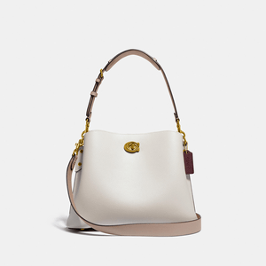 COACH ウィロウ ショルダー バッグ カラーブロック