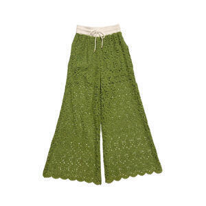 RRR Flower lace wide pants