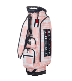 TOMMY HILFIGER GOLF シーズナルチェック カートキャディバッグ