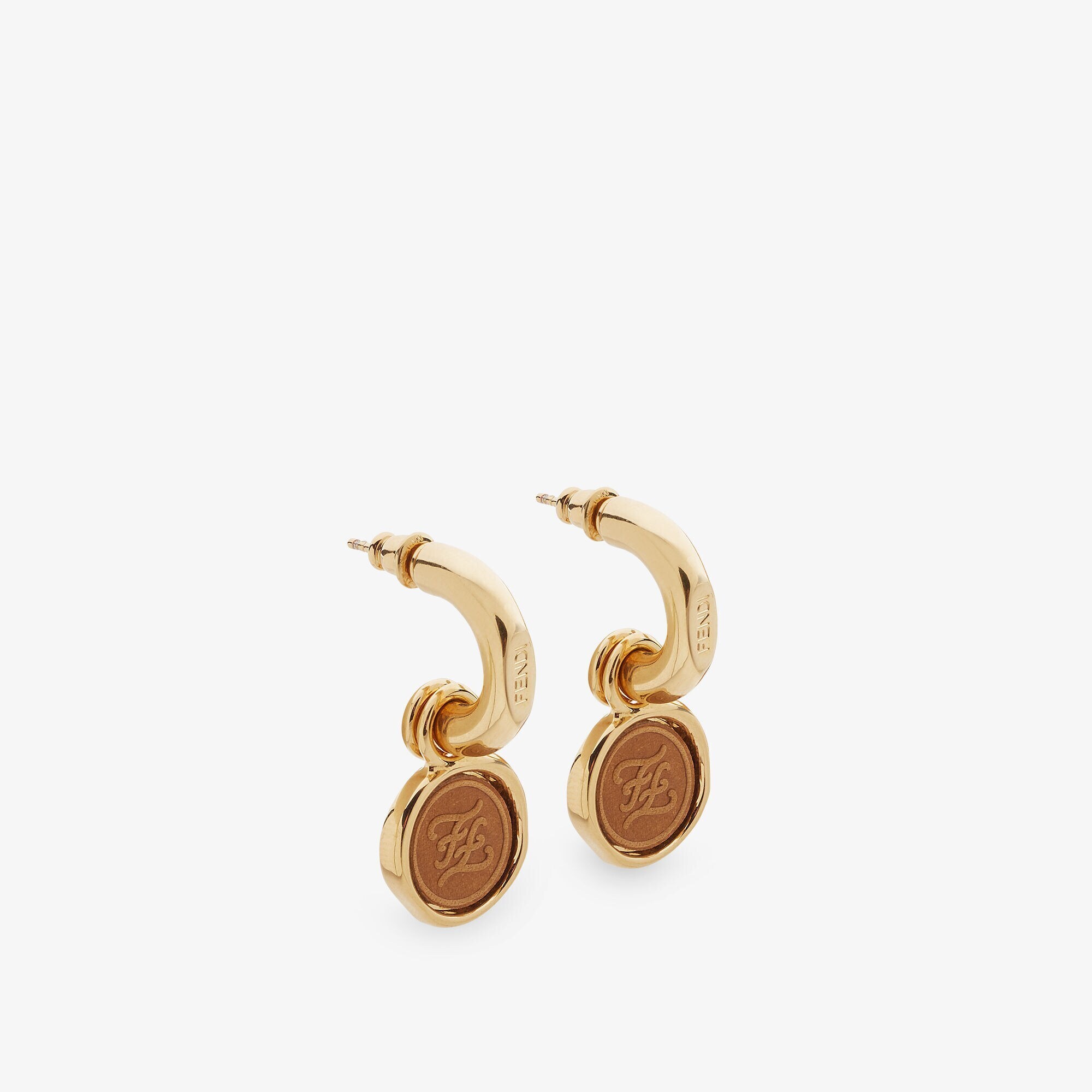 FENDI カーリグラフィ ピアス