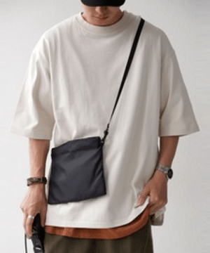 antiqua 色んなサイズ感を楽しみたい。リブTシャツ・za-00050m