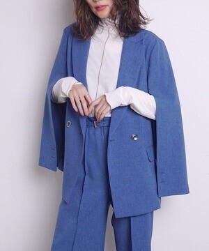 LADYMADE ドライストレッチオープンスリーブジャケット