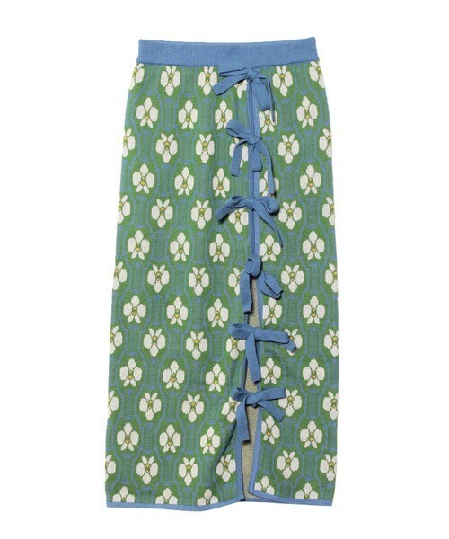 PAMEO POSE Cattleya Pattern Skirt