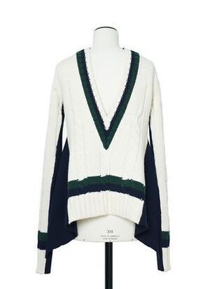 sacai ウールニットプルオーバー